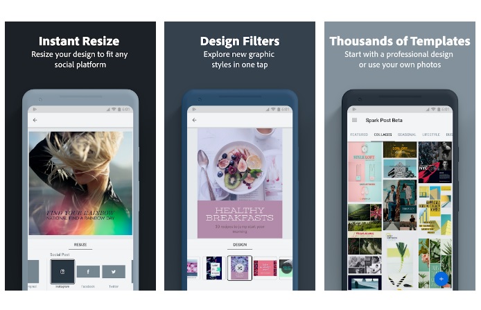 Adobe Spark Post Beta app is now available for Android