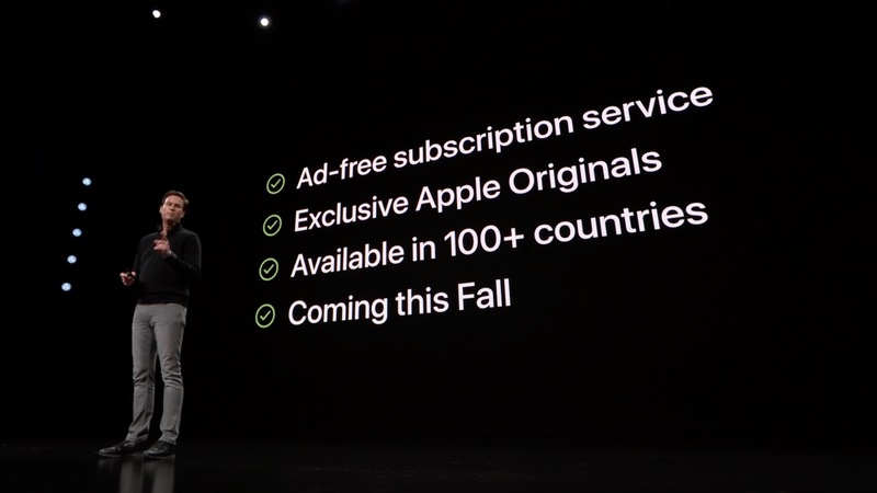 Apple TV+ announcement 