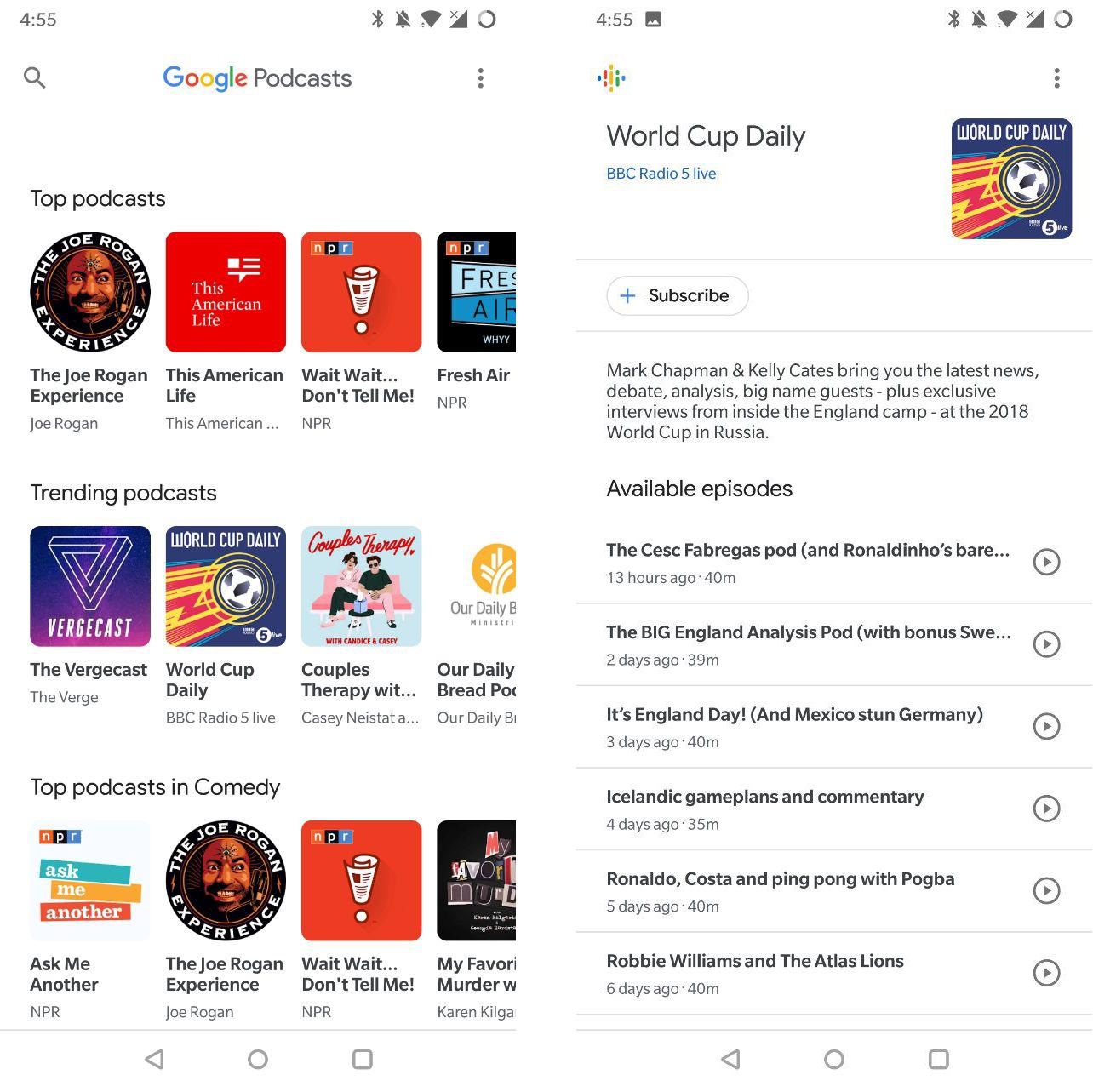 Google Podcast App