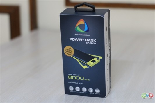 Ravin 8000mAh Power Bank Design