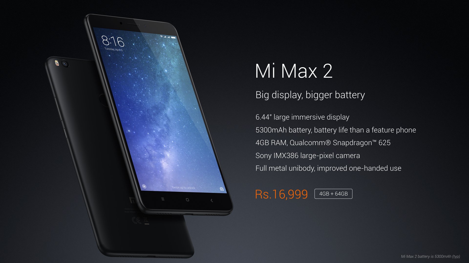 Xiaomi Mi Max 2 128gb Black