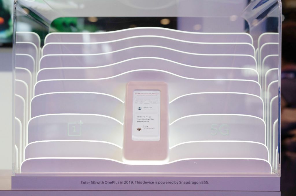 OnePlus 5G Prototype Smartphone showcased at MWC 2019
