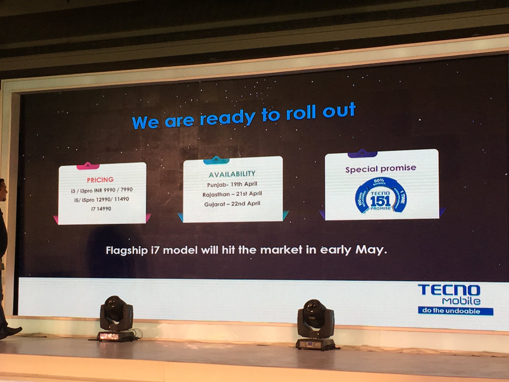 Tecno Roll out Plan in India