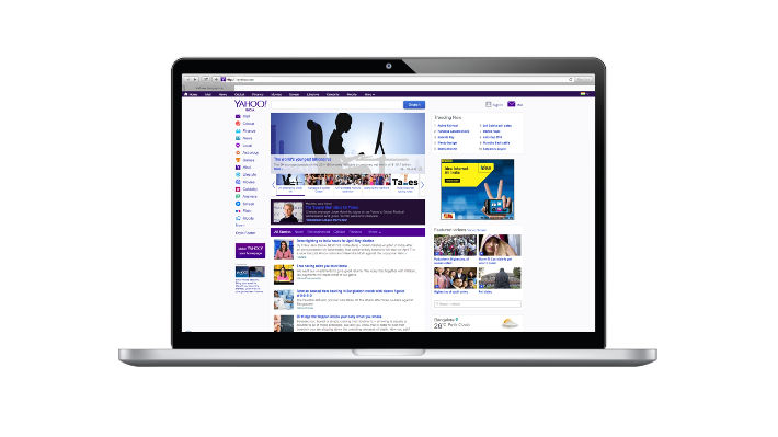 Yahoo India homepage