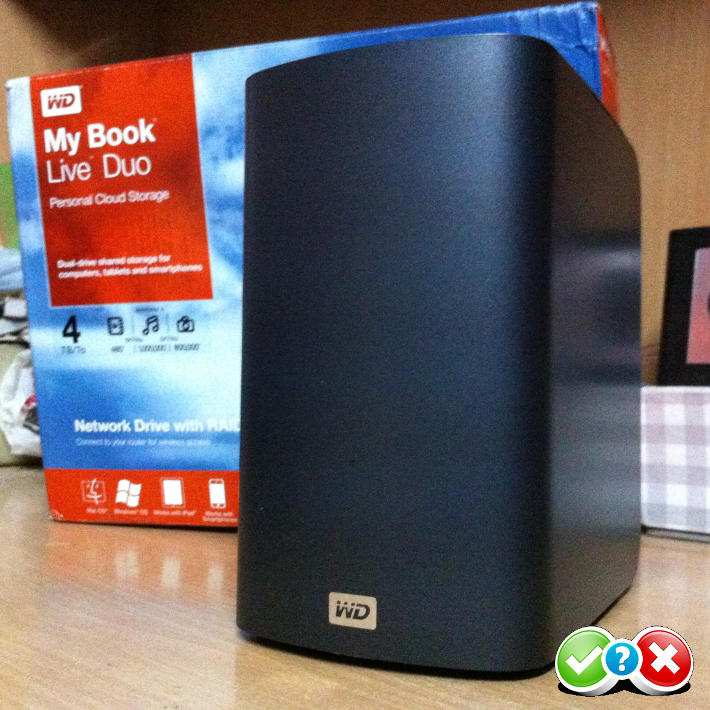 WD My Book Live Duo