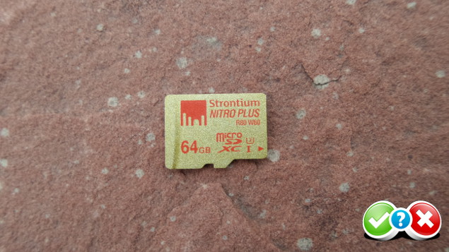 Strontium SDXC UHS-I 64GB microSD card