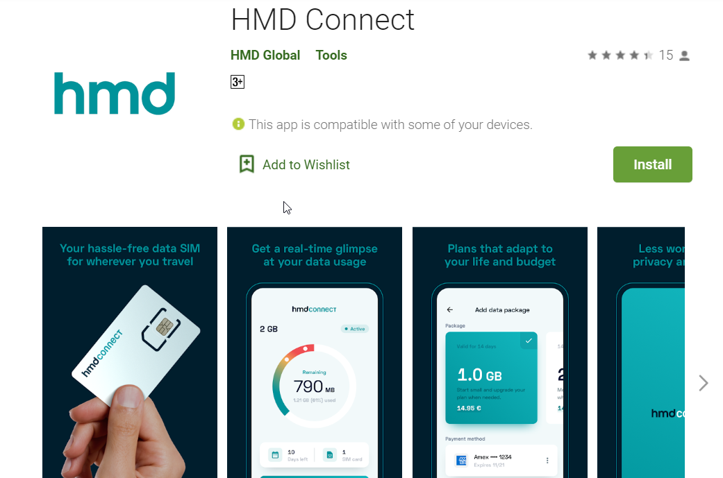 HMD Global SIM Card - Mobile operator
