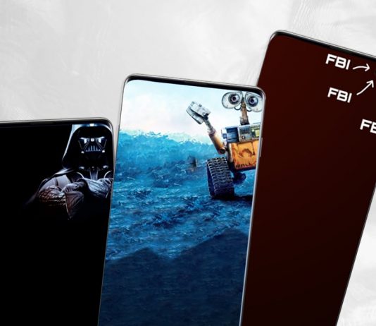 Creative way to intelligently hide the Samsung Galaxy S10 Hole Punch Notch Hole-punch notch