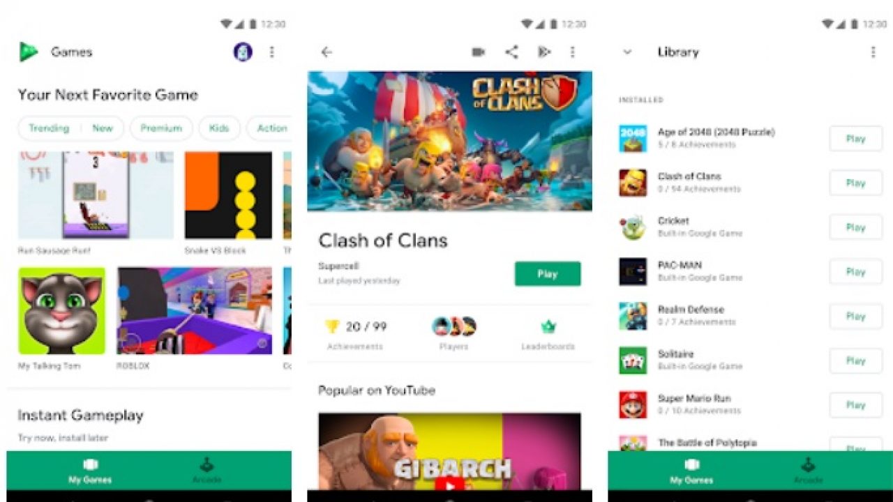 Google Play Games update brings Search, Snake game,  videos with  gameplay and more