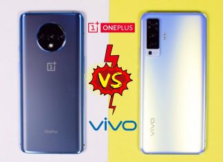 Vivo X50 vs OnePlus 7T: The Clash of Never Settle Flagships! Vivo X50 vs OnePlus 7T