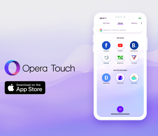 Opera Touch: First iOS Browser with built-in Crypto wallet and Web 3.0 Support