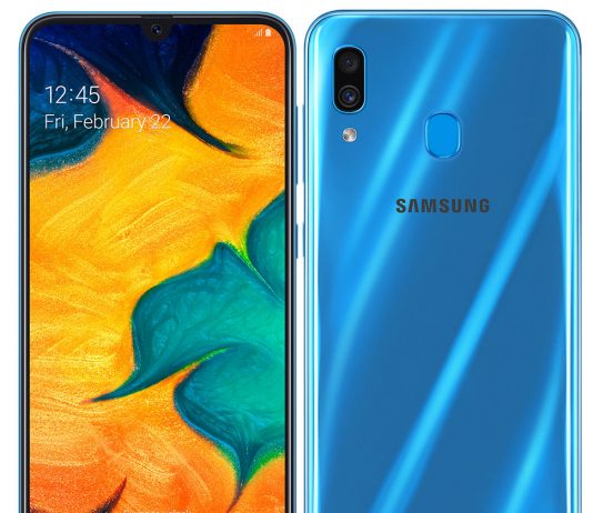 Samsung Galaxy A30 with 6.4-inch FHD+ Super AMOLED Infinity-U display, dual rear cameras announced samsung galaxy a30