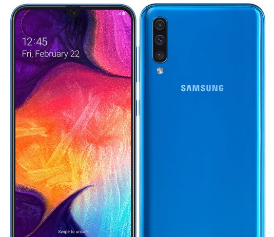 Samsung Galaxy A50 with 6.4-inch FHD+ Super AMOLED display, in-display fingerprint sensor announced Samsung Galaxy A50