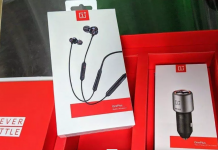 OnePlus 7 Pro leaked packaging image shows Bullets Wireless 2, 30W car Warp Charger OnePlus 7 Pro packaging