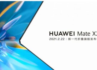 HUAWEI Mate X2 with foldable display, Kirin 9000 processor to be announced on February 22 HUAWEI Mate X2