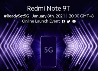 Redmi Note 9T 5G smartphone all set to be announced on January 8 Redmi Note 9T 5G
