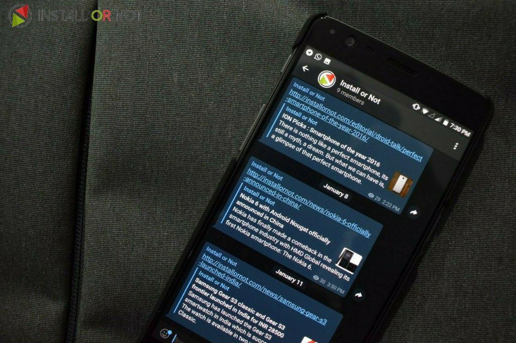 Telegram for Android now supports themes alike its Desktop App