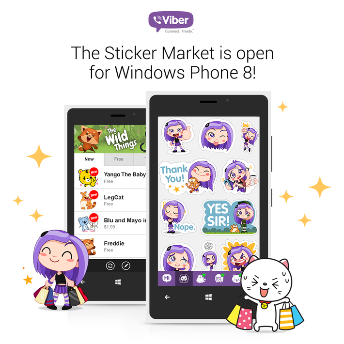 Viber am. Стикеры вайбер. Наклейки Viber. Вайбер Windows Phone. Прикольные картинки для стикеров в Viber.