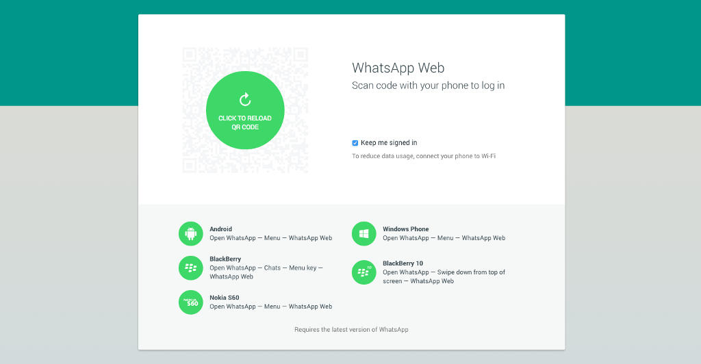 desktop whatsapp web